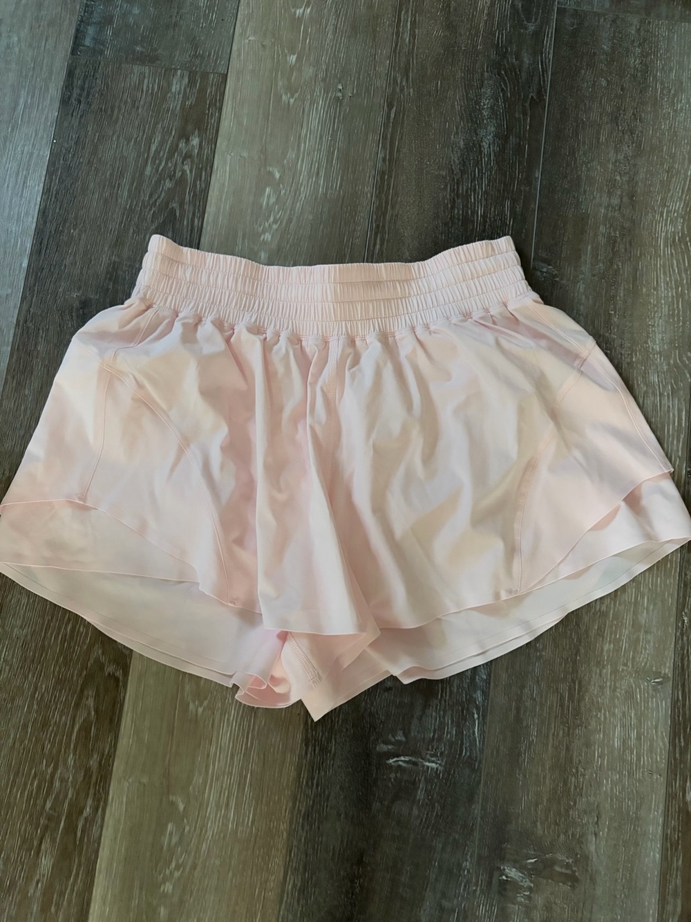 Lululemon shake it out medium pink shorts